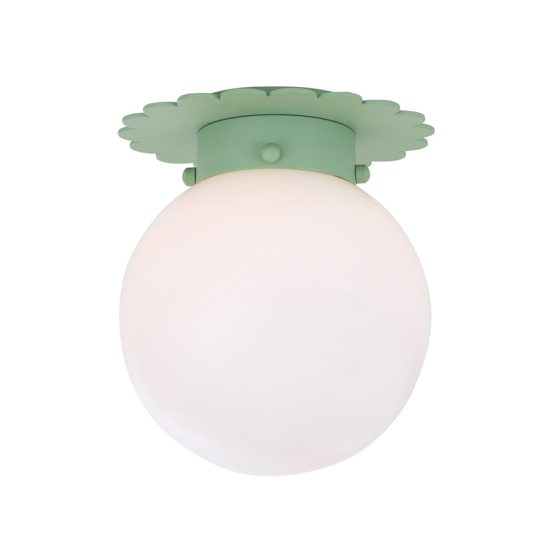 Fancy Scalloped Flush Mount