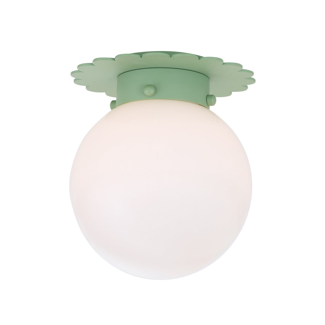 Fancy Scalloped Flush Mount