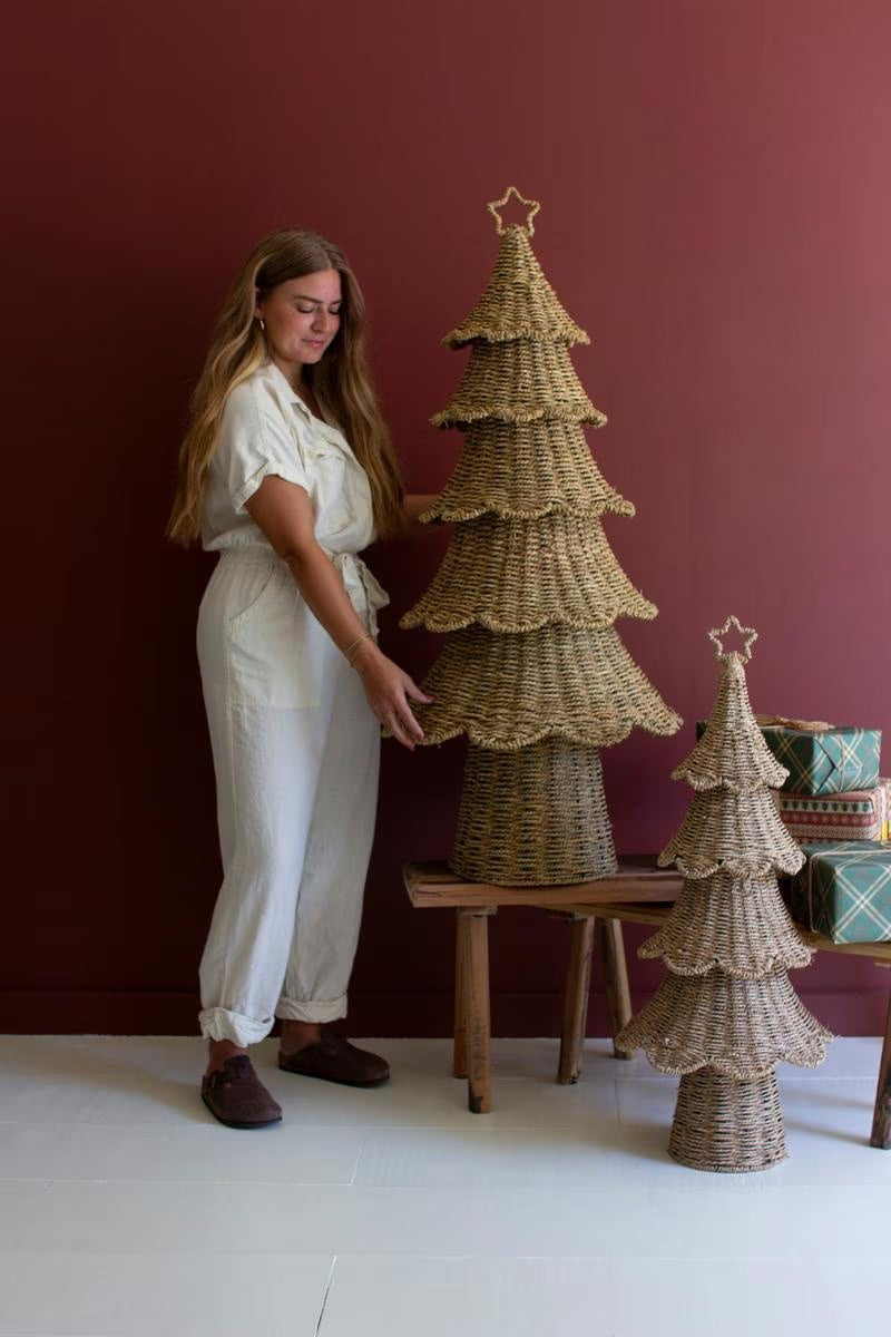 Tisbury Woven Vine Trees, Set of 2