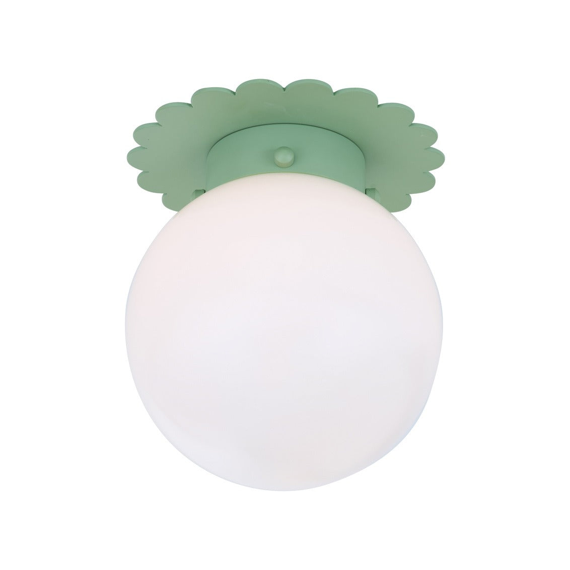 Fancy Scalloped Flush Mount
