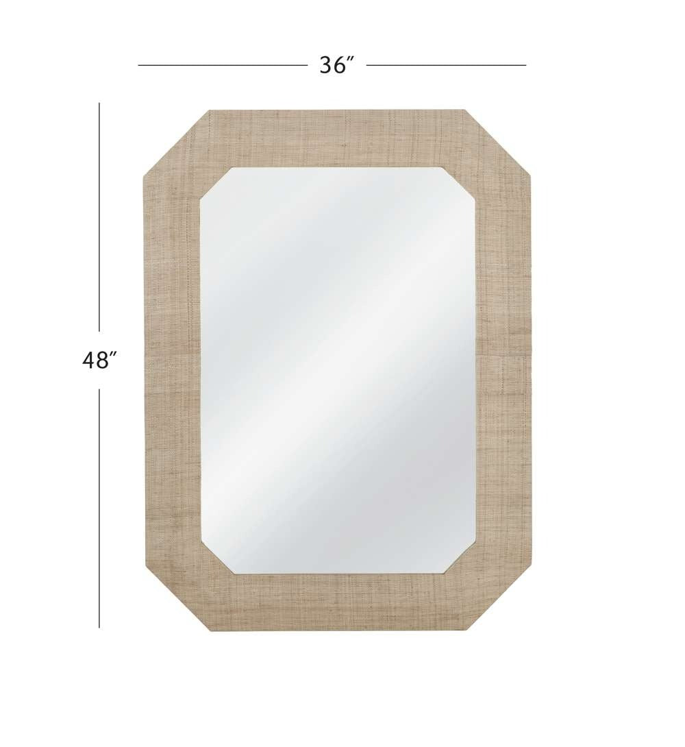 Merrin Raffia Wall Mirror