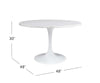 Dunham Rd Dining Table - White