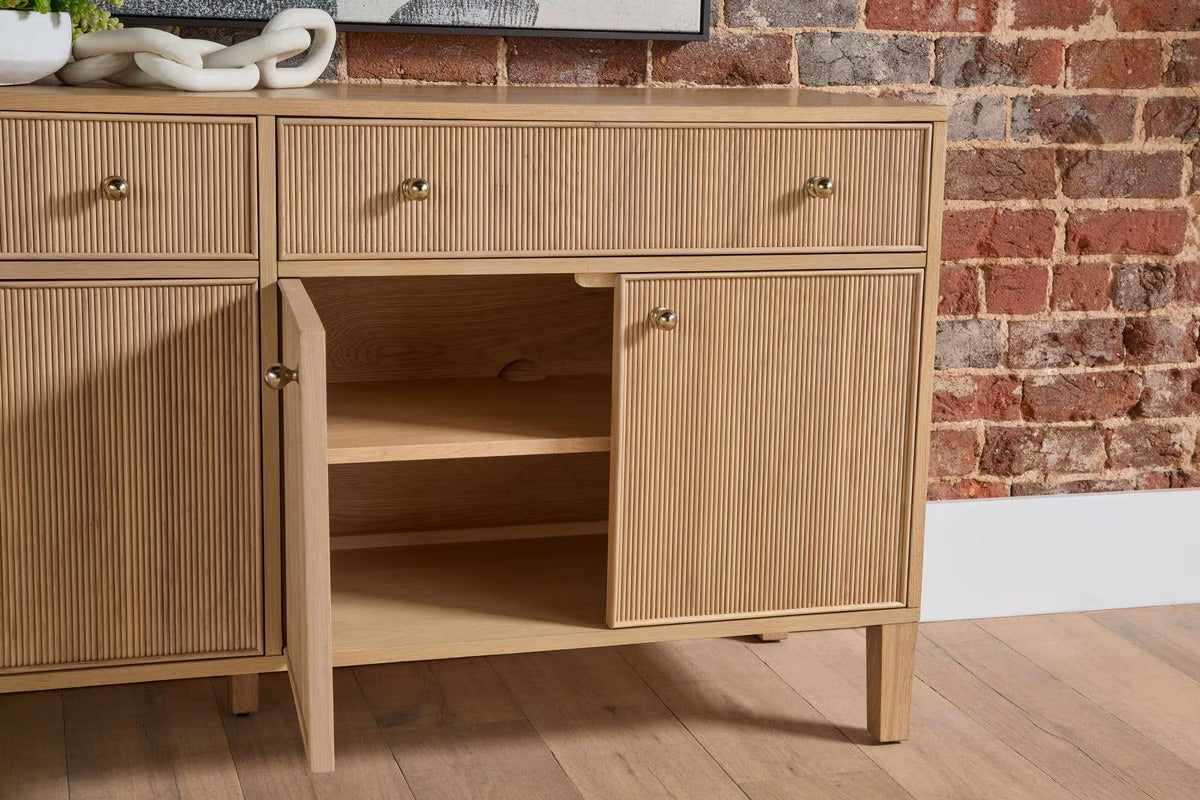 Highland Double Dresser - Natural Oak