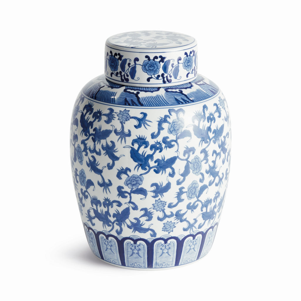 Barclay Butera Dynasty Blossom Lidded Jar