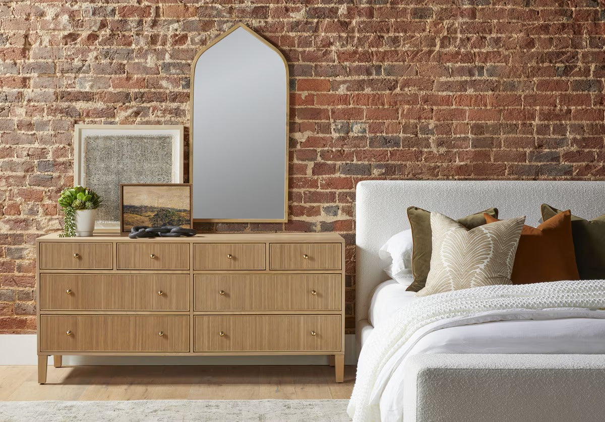 Highland Double Dresser - Natural Oak