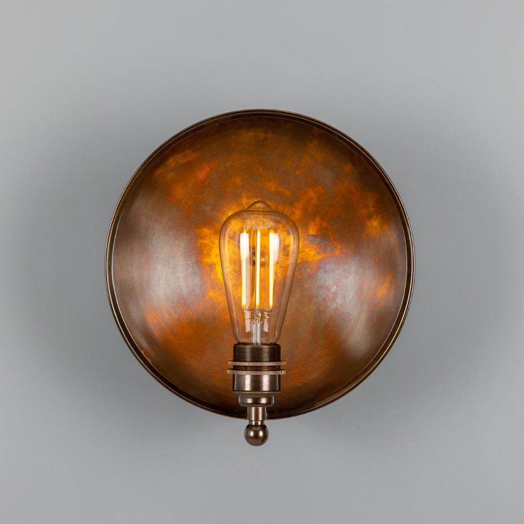Kennedy Brass Wall Sconce in Satin Brass - traditional lighting