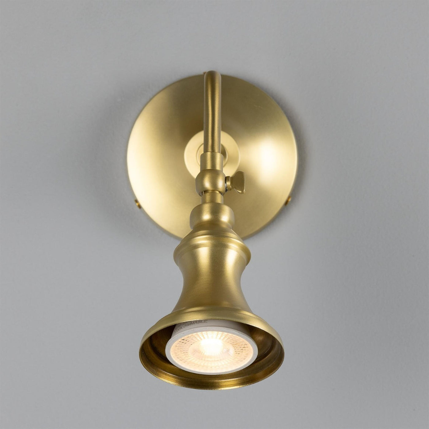 Kent Adjustable Brass Spotlight