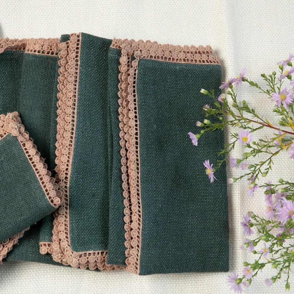 Lace Edge Table Linens
