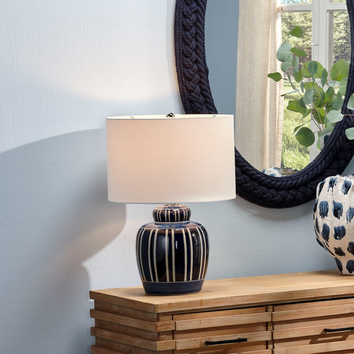 Cape Cod Stripe Table Lamp