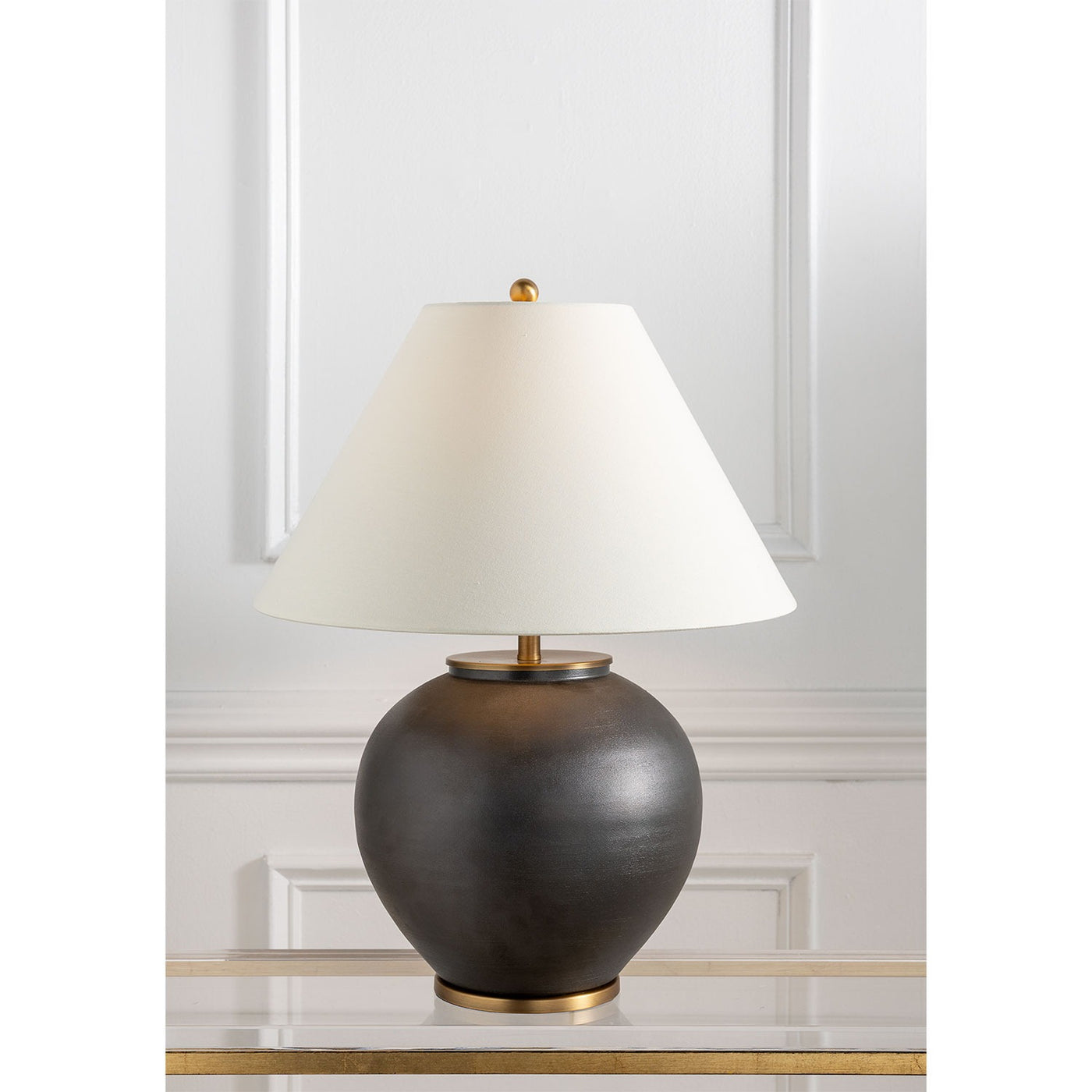 Dunmore Charcoal Lamp