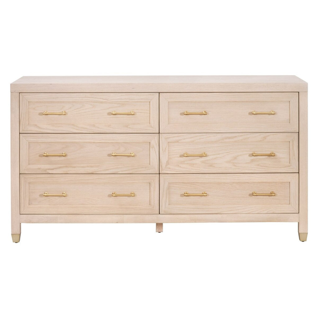 Stella Double Dresser - Light Honey Oak