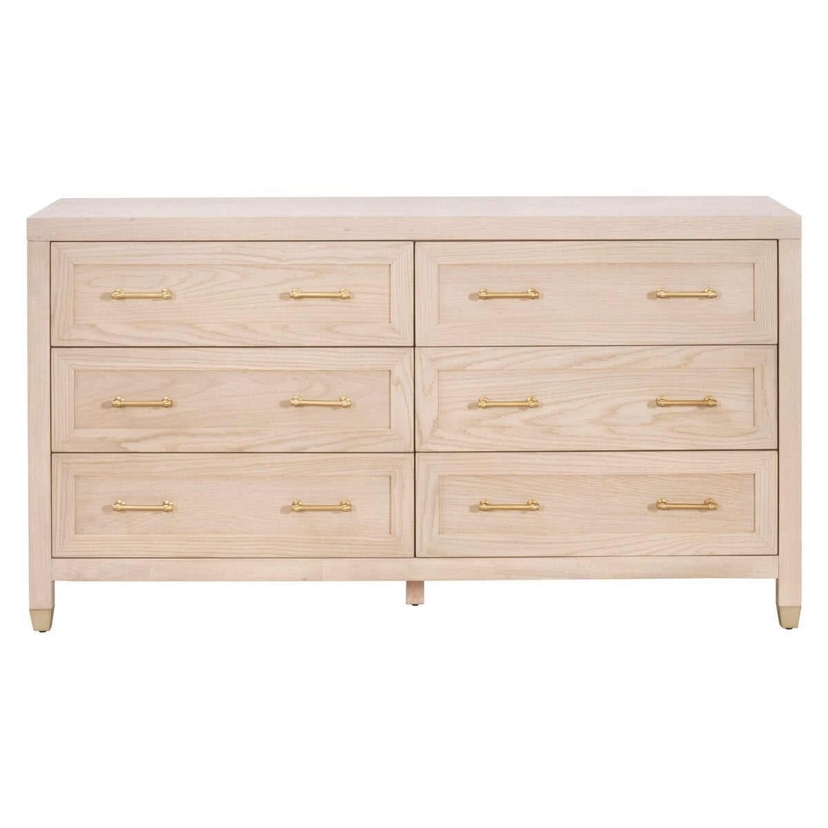 Stella Double Dresser - Light Honey Oak