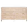 Stella Double Dresser - Light Honey Oak
