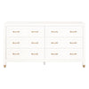 Stella Double Dresser - Matte White