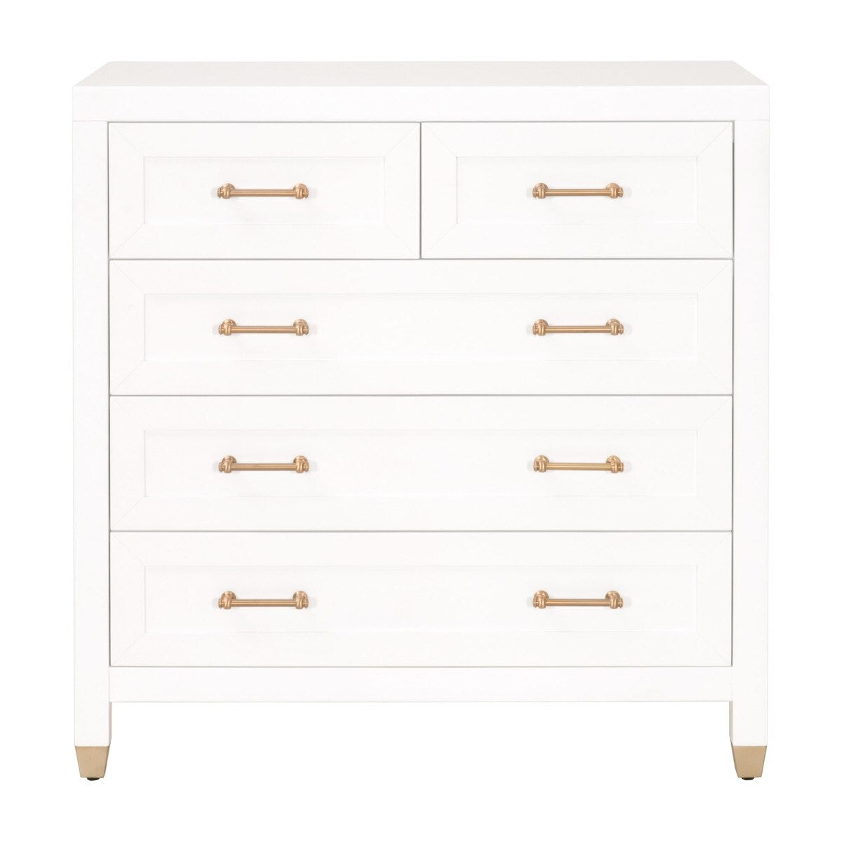 Stella High Chest - Matte White