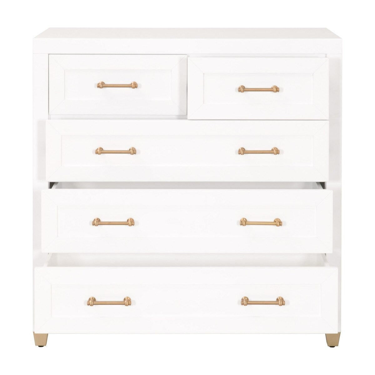 Stella High Chest - Matte White