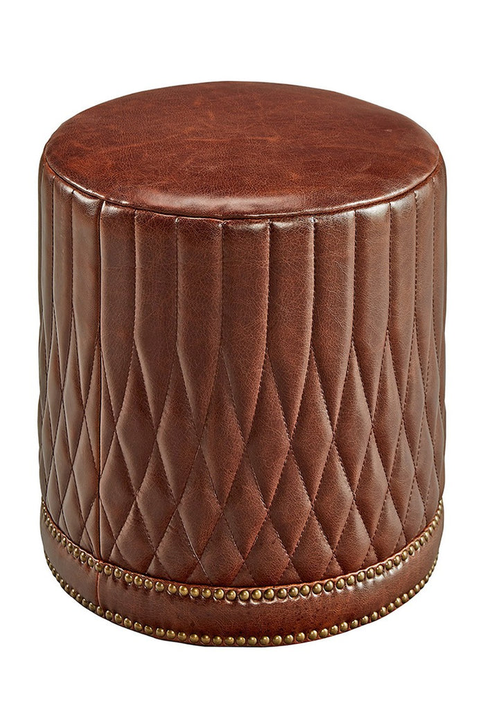 Kingsley Leather Ottoman