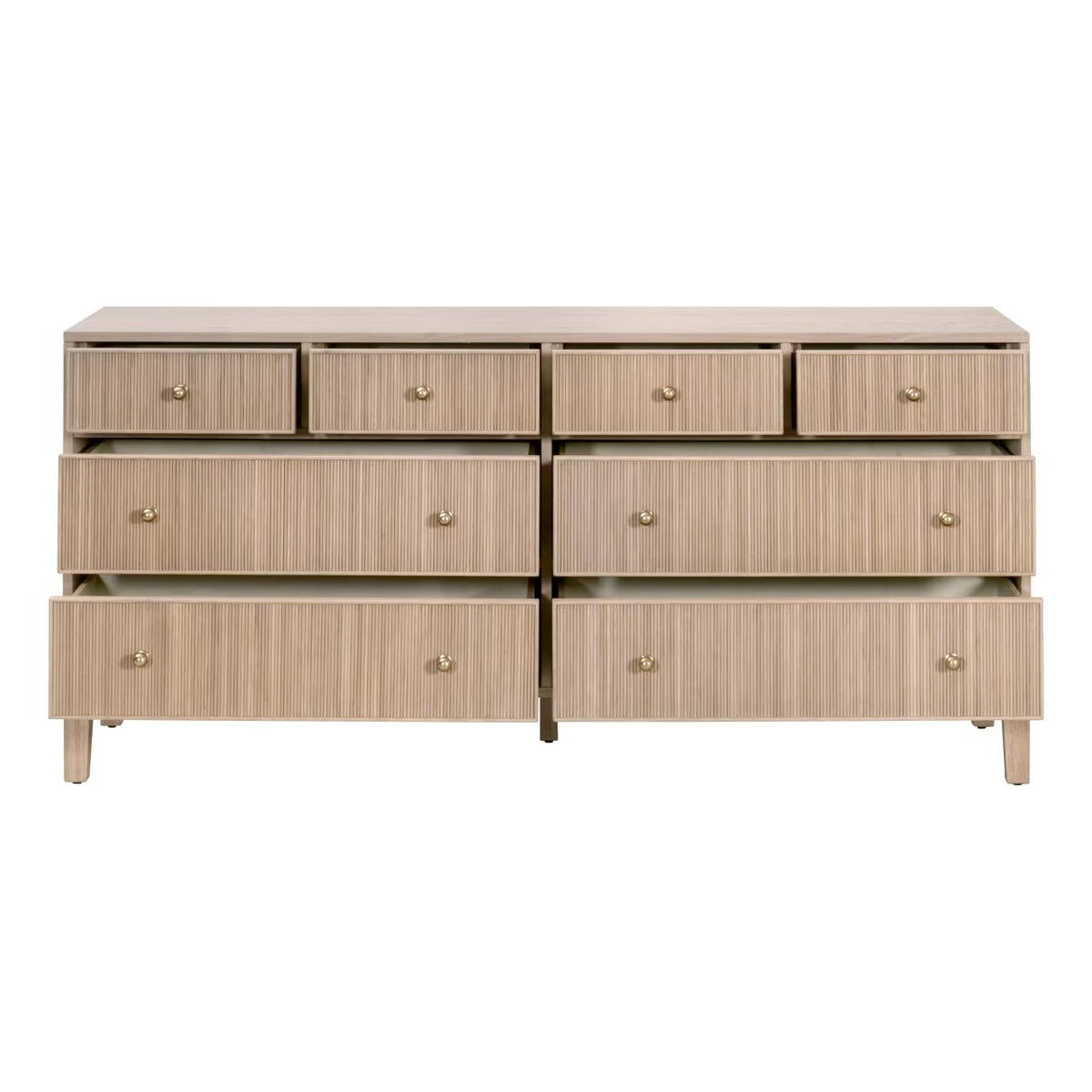 Highland Double Dresser - Natural Oak
