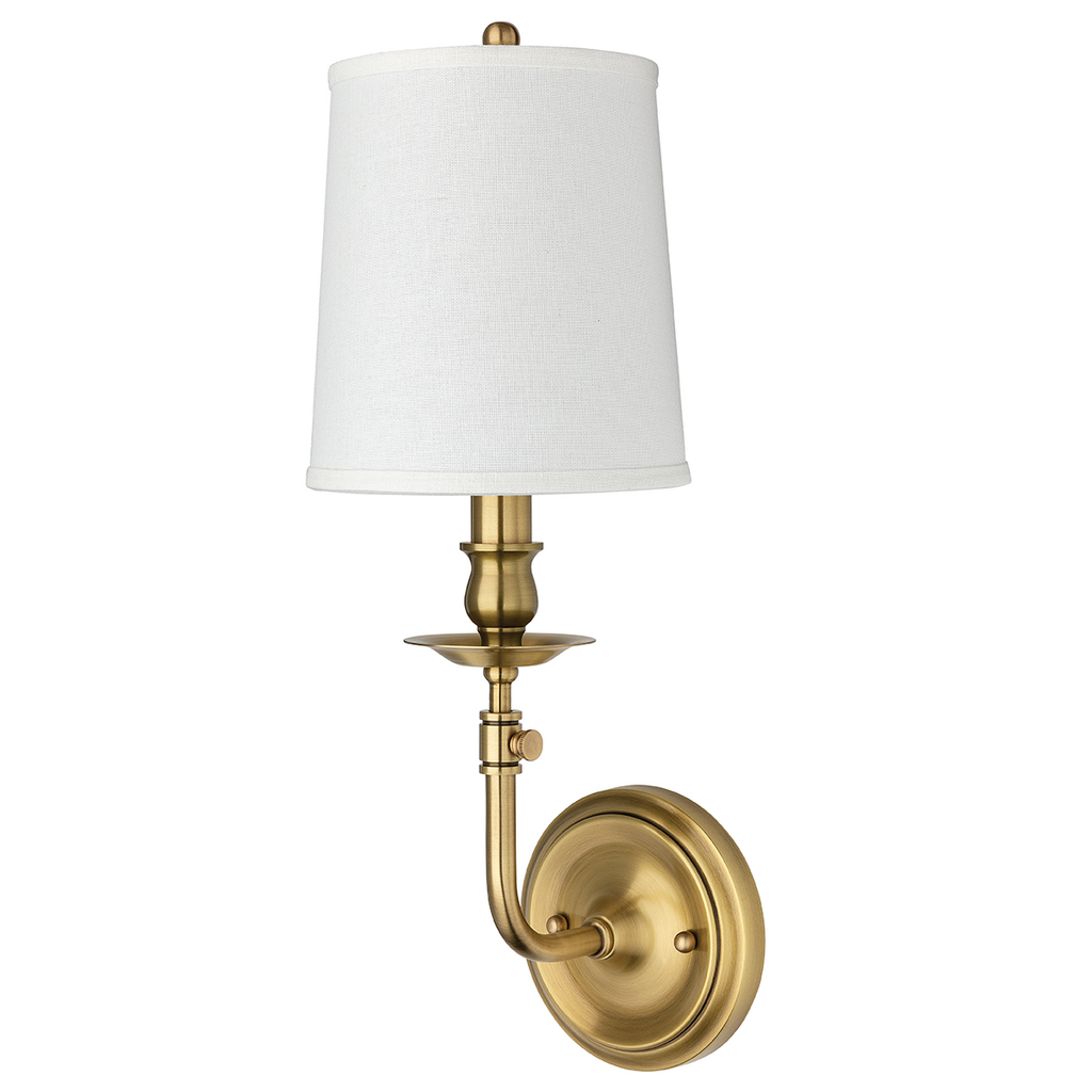 Hartley Wall Sconce - traditional lighting solid brass