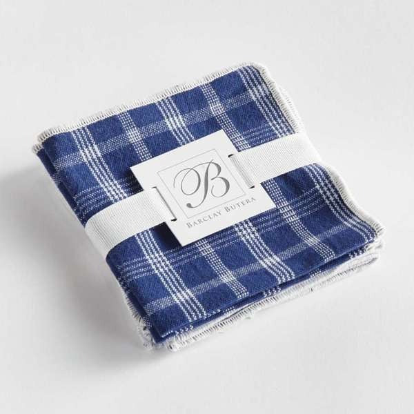 Barclay Butera Oakwood Cocktail Napkins, Set of 4