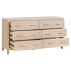 Stella Double Dresser - Light Honey Oak