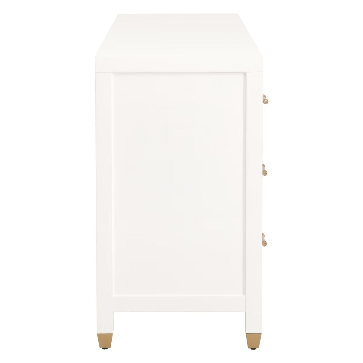 Stella Double Dresser - Matte White