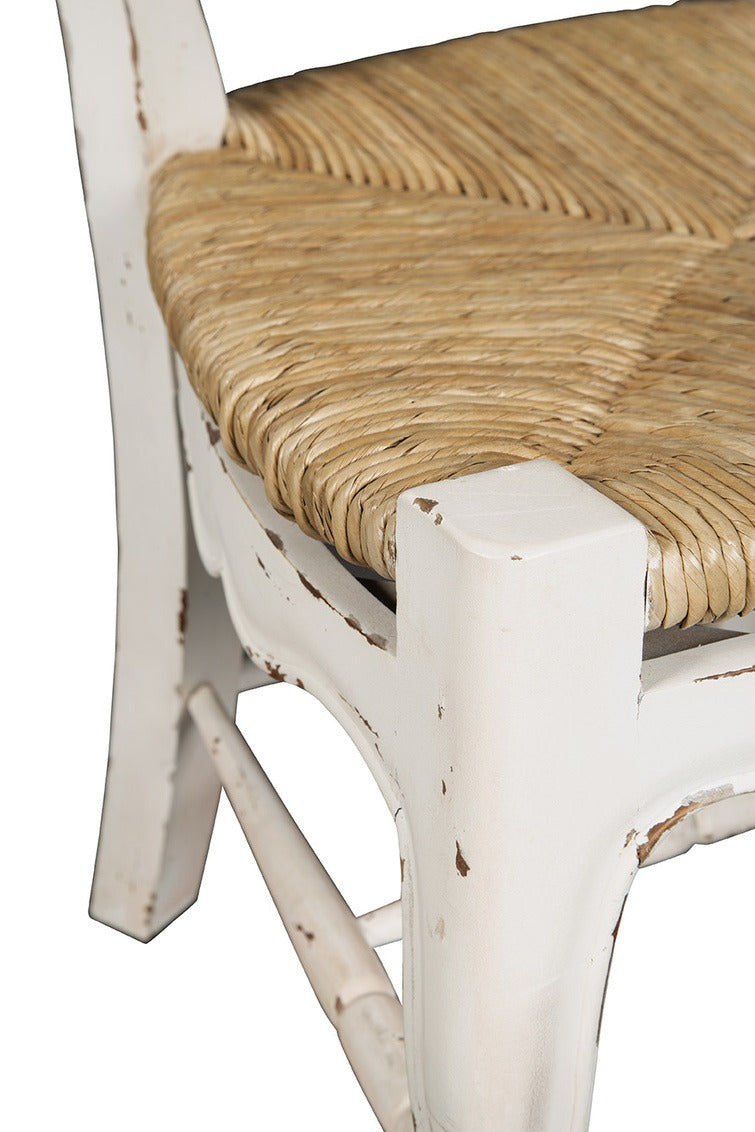 French Country Ladderback Side Chair