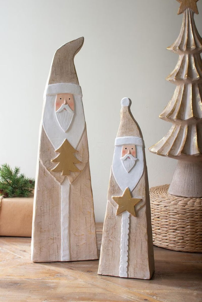 Chantilly Santas, Set of 2