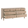 Highland Double Dresser - Natural Oak