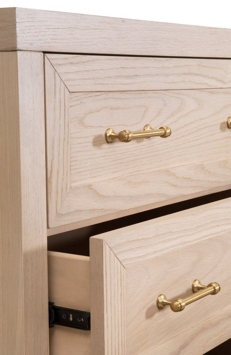 Stella Double Dresser - Light Honey Oak