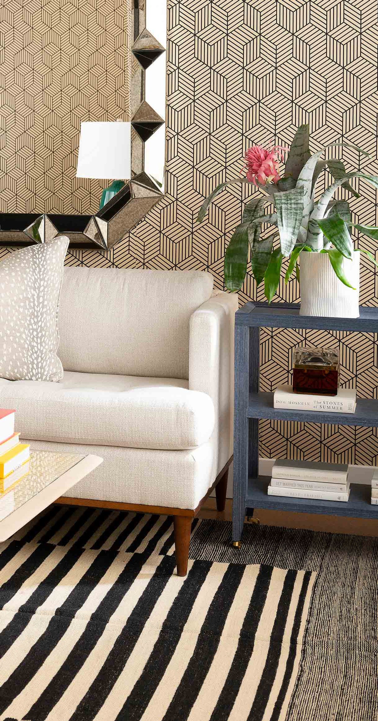 Isadora Console Table - Navy