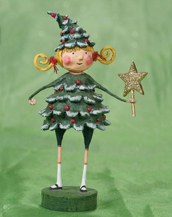 Jolly Holly Christmas Figurine by Lori Mitchell