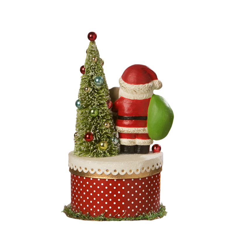 Joy Santa on Box by Bethany Lowe Designs