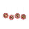 Kitschmas Rosette Ornaments Set of 4