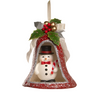 6" Kitschmas Snowman in Bell by Bethany Lowe Designs