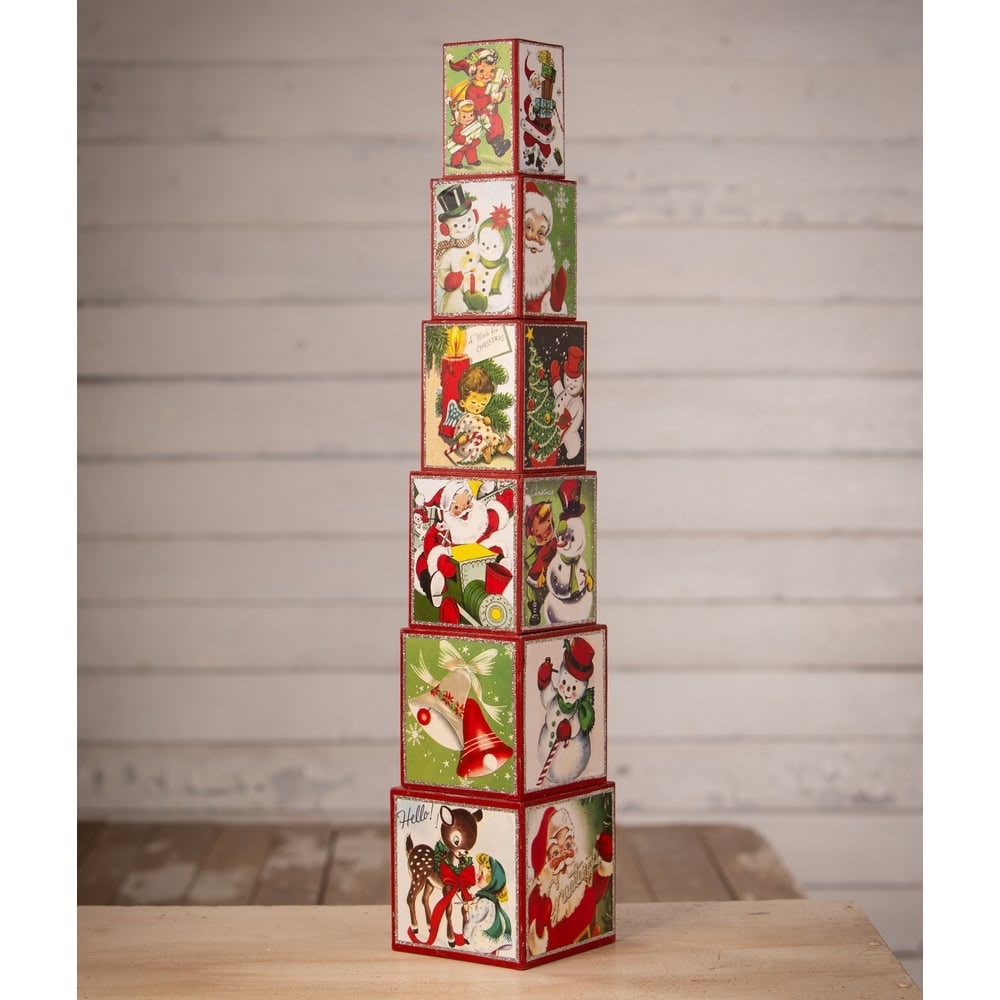 Kitschmas Stacking Blocks Set of 6