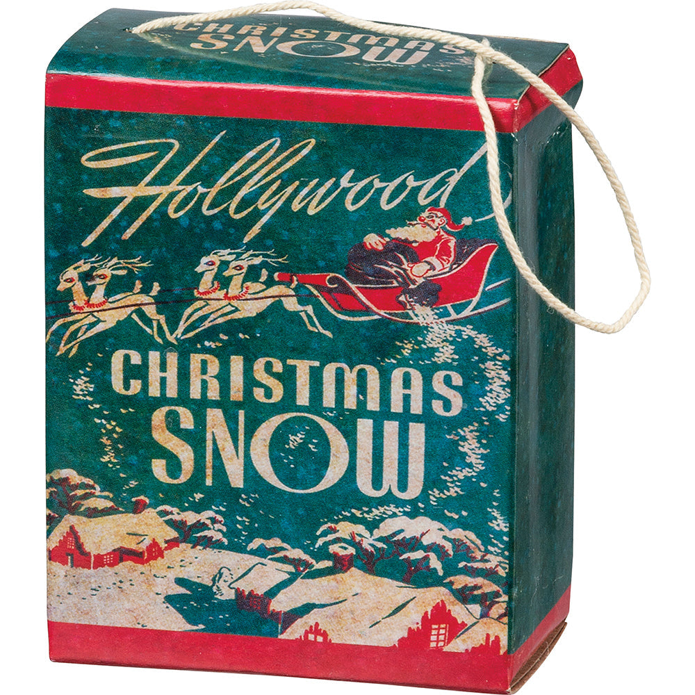 Hollywood Christmas Retro Mica Snow