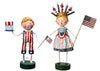 Patriotic Pair Set of 2 Figurines by Lori Mitchell in