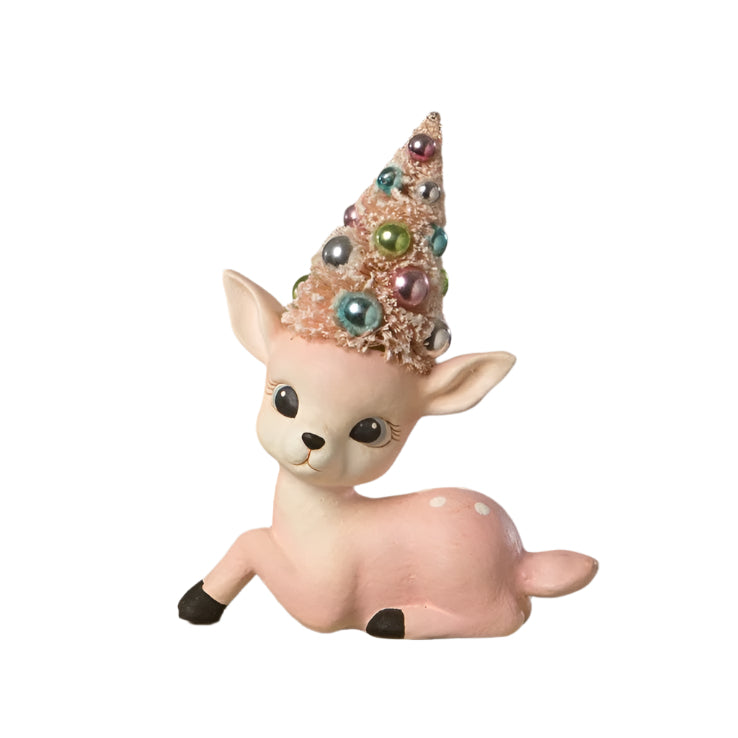 Pink Reindeer with Tree by Bethany Lowe Designs