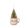 Pink Santa Mug Ornament