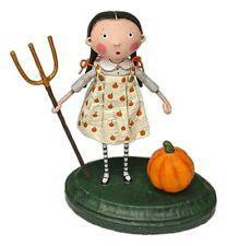 Pru the Pumpkin Farmer Fall Figurine by Lori Mitchell RETIRED 2023