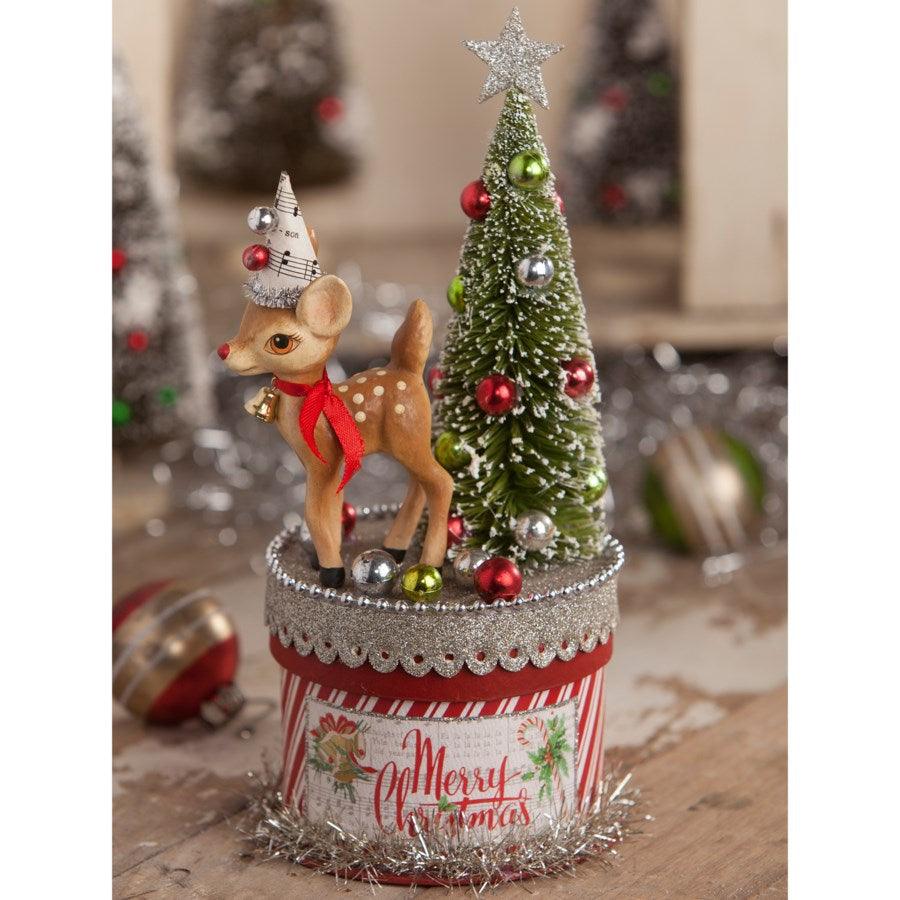 Retro Deer on Box
