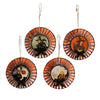 Retro Halloween Rosettes Set/4