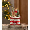 Retro Ruby Reindeer on Box by Bethany Lowe Designs