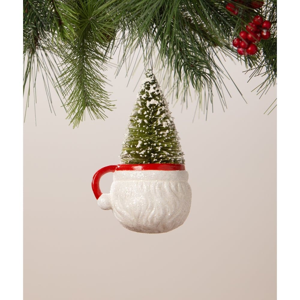 Retro Santa Mug Ornament