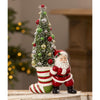 Retro Santa Pulling Stocking
