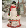 Retro Snowman on Box by Bethany Lowe Designs - RETIRED