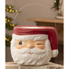 Retro Winking Santa Bucket