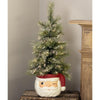Retro Winking Santa Bucket