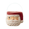 Retro Winking Santa Bucket